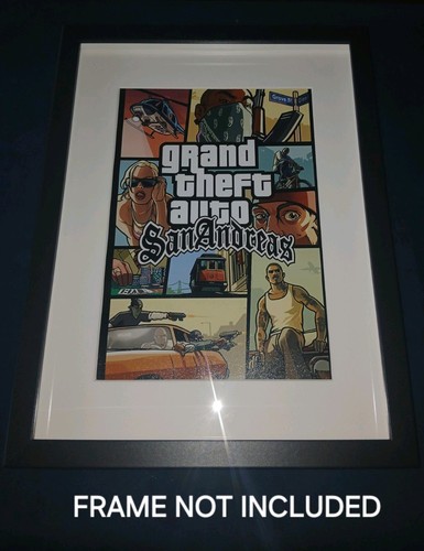 Poster gta san andreas - andreas, a4