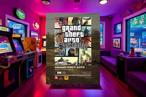 Poster stampa videogioco - videogioco, gta