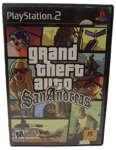 Gta san andreas ps2 game - gta,