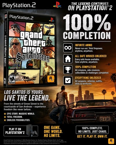 Gta san andreas 100 gioco - gta,